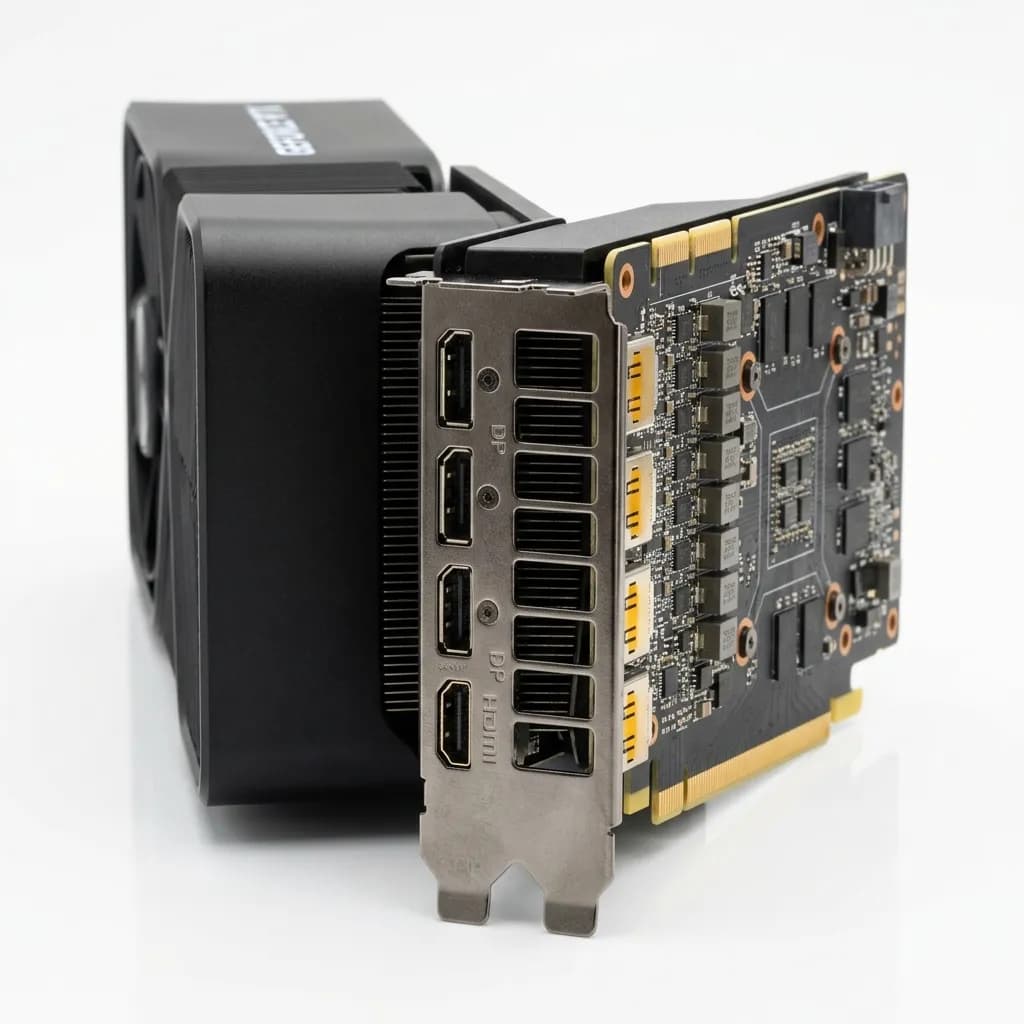 Electronics product photographed on white background with port and connector detail shots for Newegg Marketplace image requirements 2026