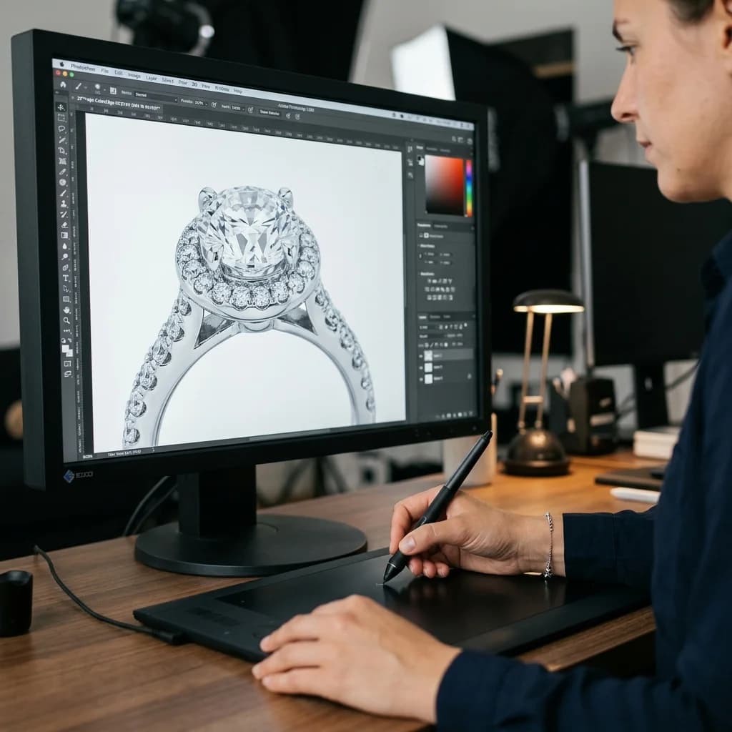 Expert precision retouching workflow