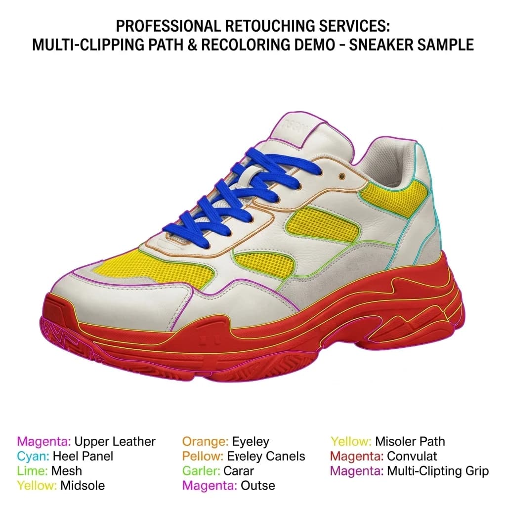 multi clipping path service final edited result