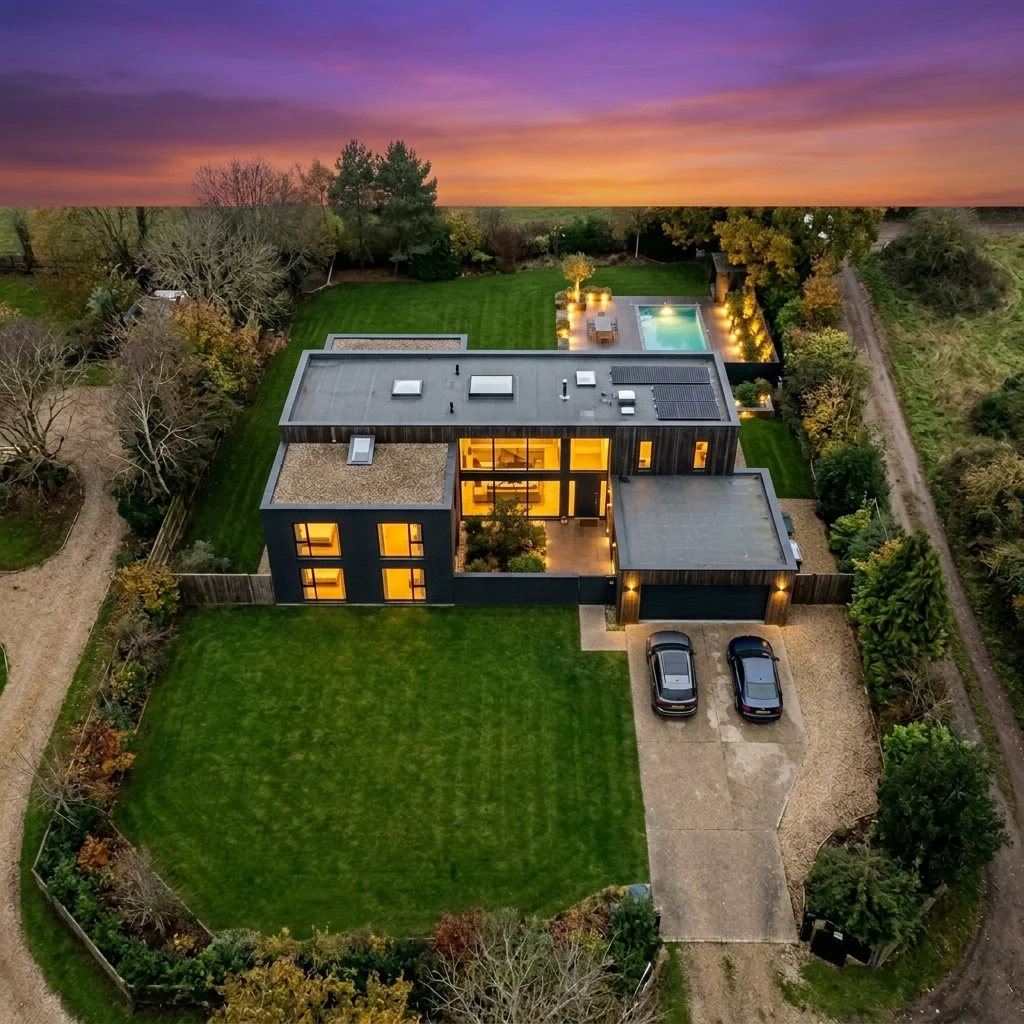 Real Estate Photo Editing before & after — BLACKFOX DIGITAL